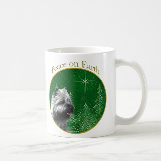Cairn Terrier Peace Coffee Mug (Right)