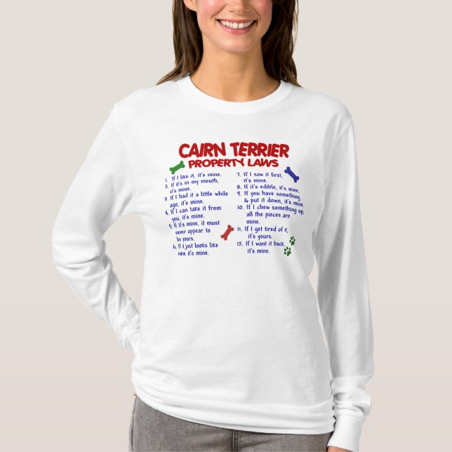 CAIRN TERRIER PL2 T-Shirt (Front)