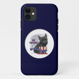 Cairn Terrier Political Humour iPhone 11 Case