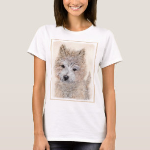 Cairn Terrier Puppy Painting - Original Dog Art T-Shirt