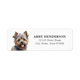 Cairn Terrier Return Address Labels