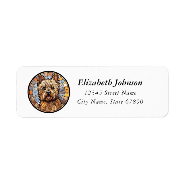 Cairn Terrier Return Address Labels (Front)