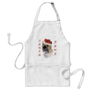 Cairn Terrier Santa Paws Standard Apron