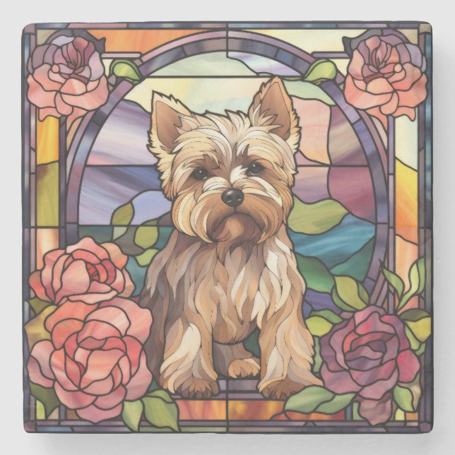 Cairn Terrier Stone Coaster (Front)