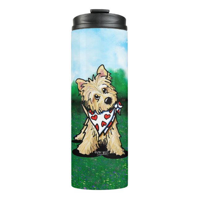 Cairn Terrier Thermal Tumbler (Front)