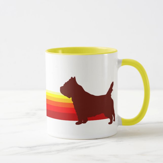 Cairn Terrier With Stripes Mug (Right)