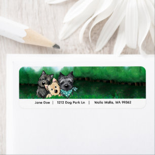 Cairn Terriers Address Return Address Label