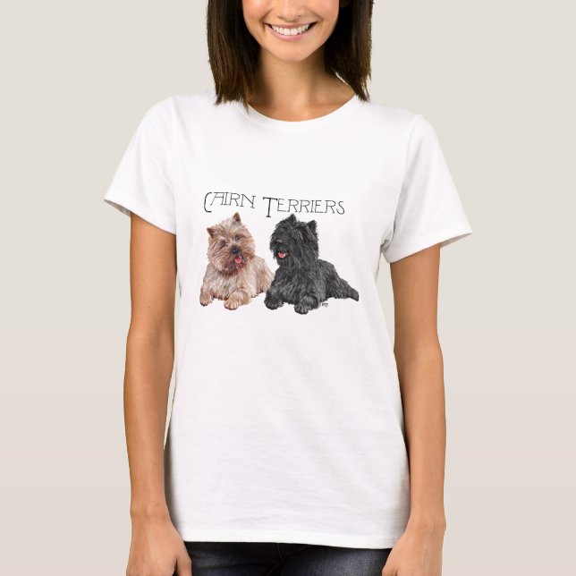 Cairn Terriers T-Shirt (Front)