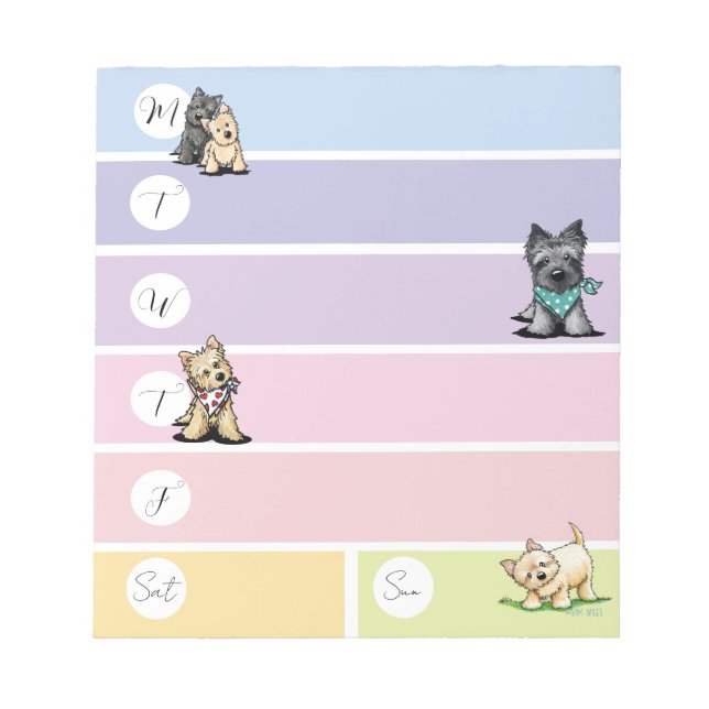 Cairn Weekly Planner Notepad (Front)