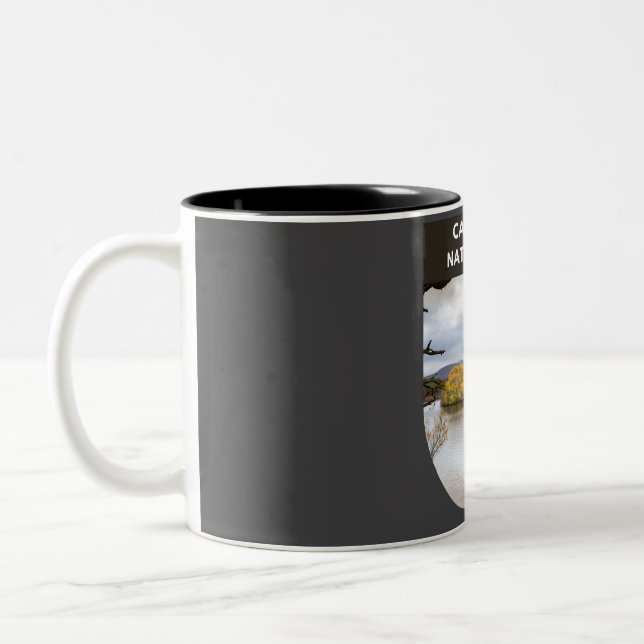 Cairngorm National Park - Scotland  Two-Tone Coffee Mug (Left)