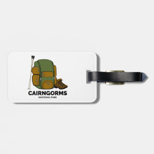 Cairngorms National Park Scotland Backpack Luggage Tag