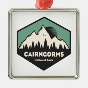Cairngorms National Park Scotland Metal Ornament