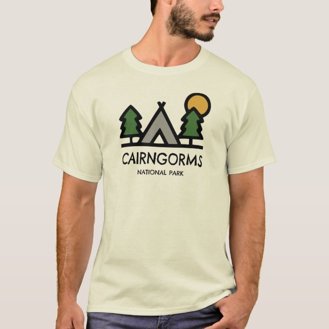 Cairngorms National Park Scotland T-Shirt (Front)