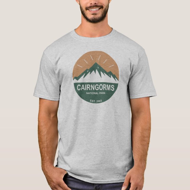 Cairngorms National Park Scotland T-Shirt (Front)