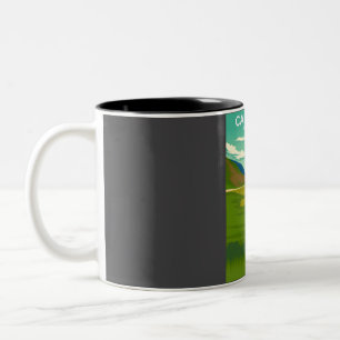 Cairngorms National Park Vintage Minimal Travel Po Two-Tone Coffee Mug