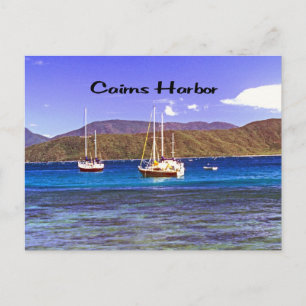 Cairns Harbour Queensland Australia Postcard