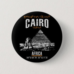 Cairo 6 Cm Round Badge
