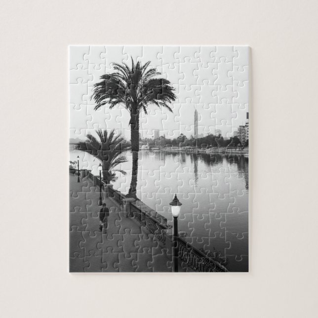 Cairo Egypt, Along the Nile River Jigsaw Puzzle (Vertical)