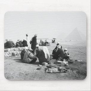 Cairo Egypt, Camel Jockeys Giza Pyramids (NR) 2 Mouse Pad