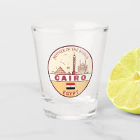 Cairo Egypt City Skyline Emblem