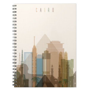 Cairo, Egypt City Skyline Notebook