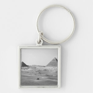 Cairo Egypt, Giza Pyramids Key Ring
