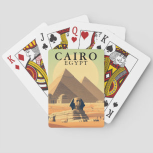 Cairo Egypt Playing Cards Deck Vintage Travel