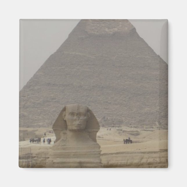 Cairo Egypt Pyramid/Sphynx Magnet (Front)