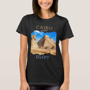 Cairo Egypt Pyramids cairo' In Arabic Egyptian Vac T-Shirt