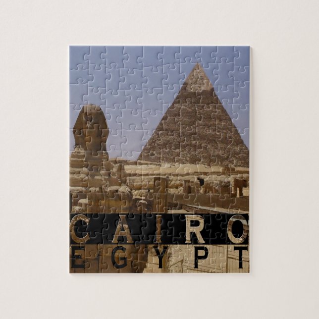 Cairo Egypt Souvenir Jigsaw Puzzle (Vertical)
