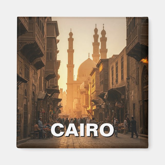 Cairo Egypt Travel Magnet (Front)