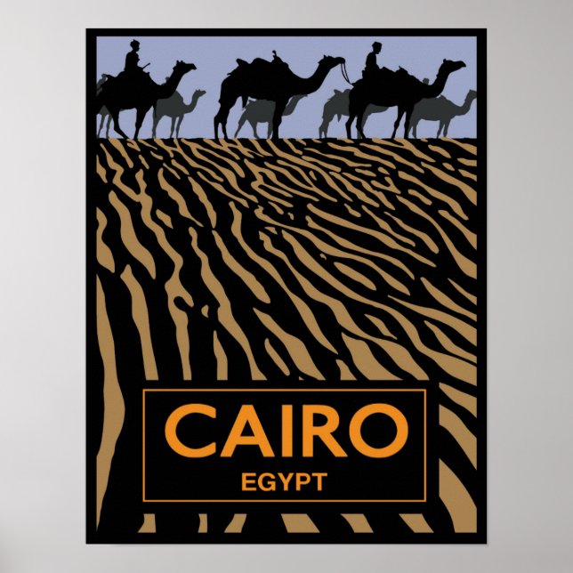 Cairo, Egypt travel poster (Front)