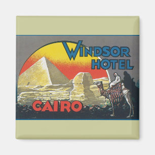 Cairo Egypt Vintage Travel Magnet