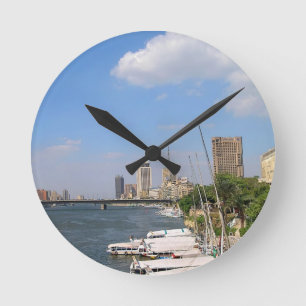 Cairo embankment round clock