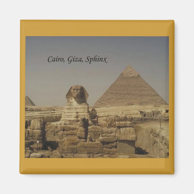 Cairo, Giza, The Sphinx (St.K.) Magnet (Front)
