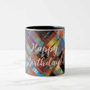 Cairo Happy Birthday Mug! Two-Tone Coffee Mug