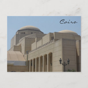 cairo opera house postcard