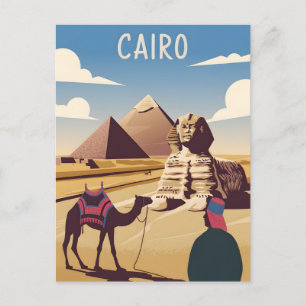 Cairo vintage postcard