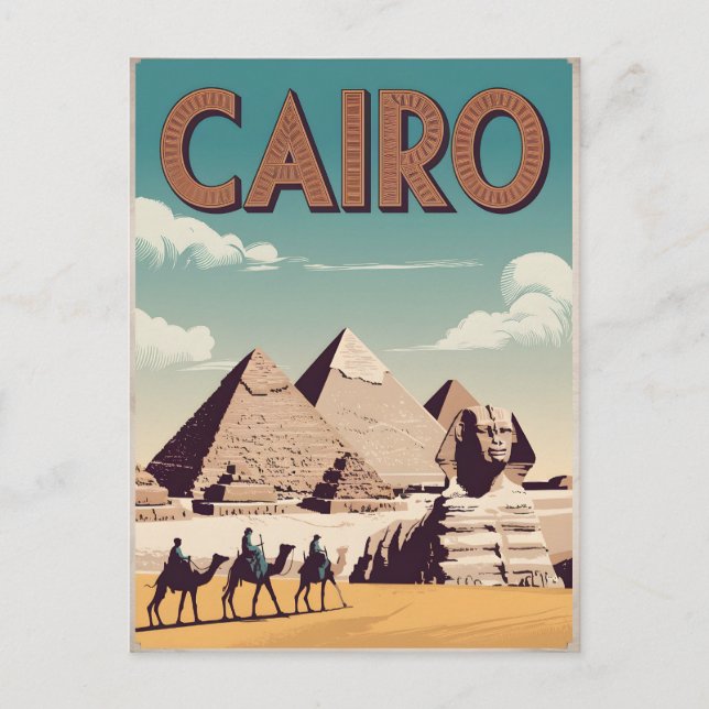 Cairo vintage postcard (Front)