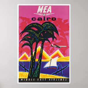 Cairo Wall Art Egypt Travel Poster Print