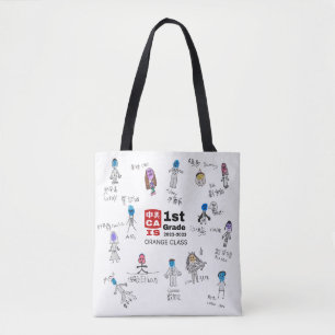 CAIS 1st Grade 2023 Tote Bag - Orange Class