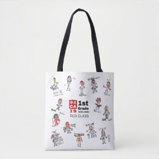 CAIS 1st Grade 2023 Tote Bag - Red Class