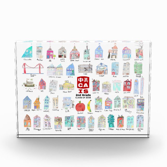 CAIS 2nd Grade Photo Block - Class of 2030 (Front)