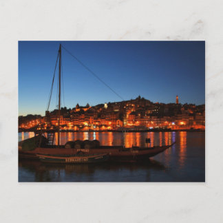 Cais da Ribeira of Oporto, Portugal Postcard