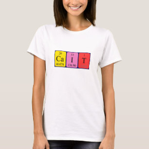 Cait periodic table name shirt