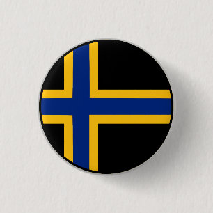 Caithness Flag 3 Cm Round Badge