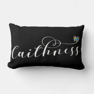 Caithness Heart Flag, Scotland Lumbar Cushion