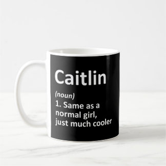 Caitlin Definition Personalised Name Coffee Mug