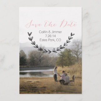 Caitlin & Jimmer Personalised Save the Date 01