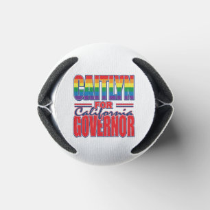 Caitlyn-for-GOV-Gay-Pride-Flag-Cal- Can Cooler